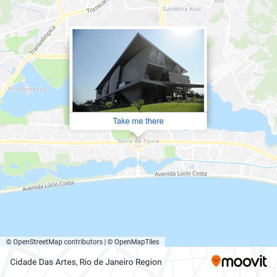 Cidade Das Artes map