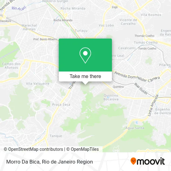 Morro Da Bica map