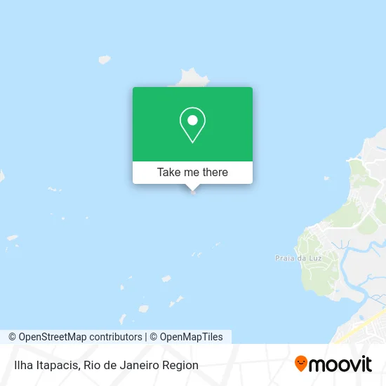 Ilha Itapacis map