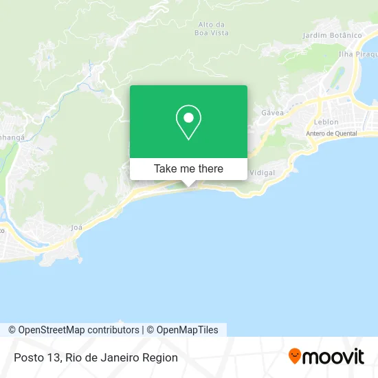 Posto 13 map