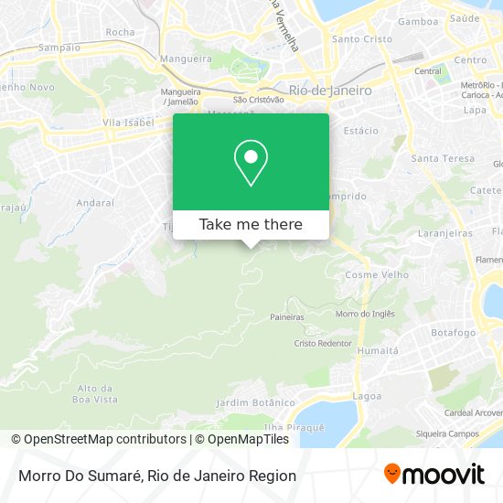 Mapa Morro Do Sumaré
