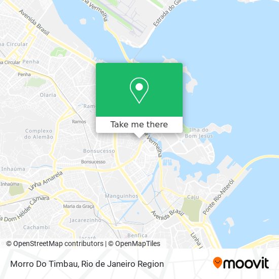 Mapa Morro Do Timbau