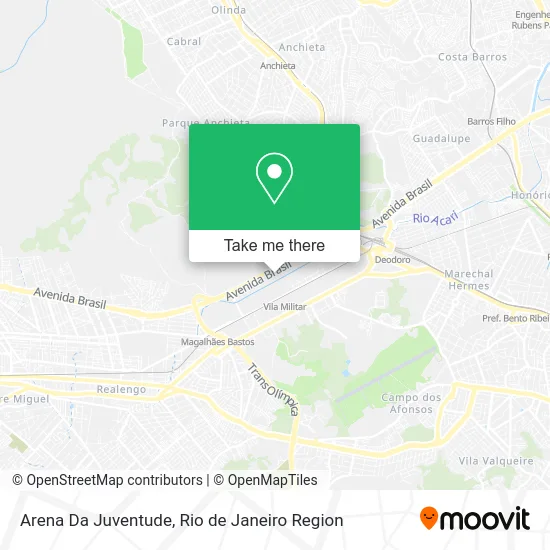 Arena Da Juventude map
