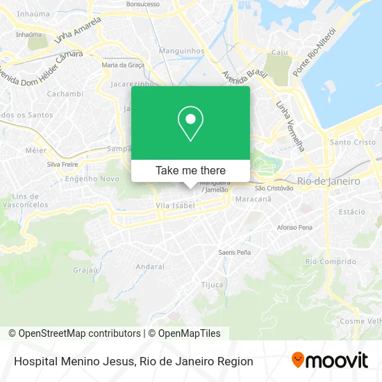 Hospital Menino Jesus map