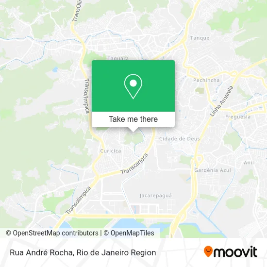 Rua André Rocha map