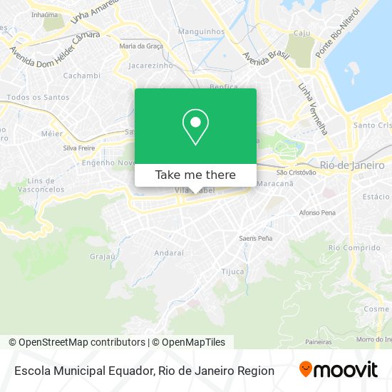 Mapa Escola Municipal Equador