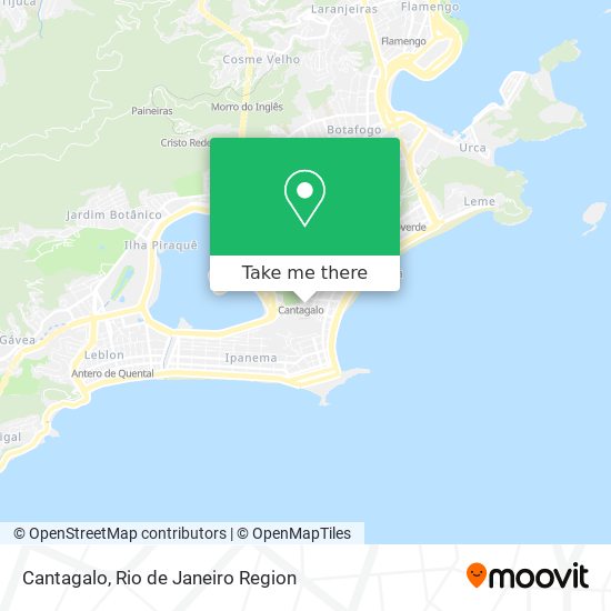 Cantagalo map