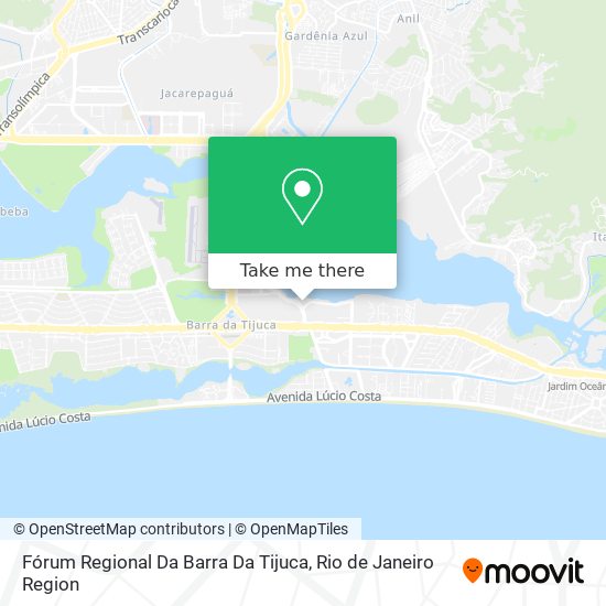 Fórum Regional Da Barra Da Tijuca map