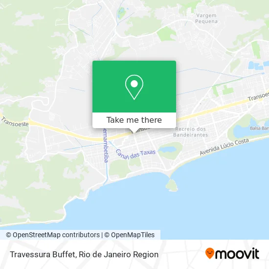 Travessura Buffet map