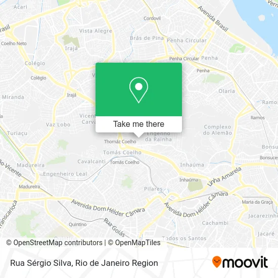 Rua Sérgio Silva map