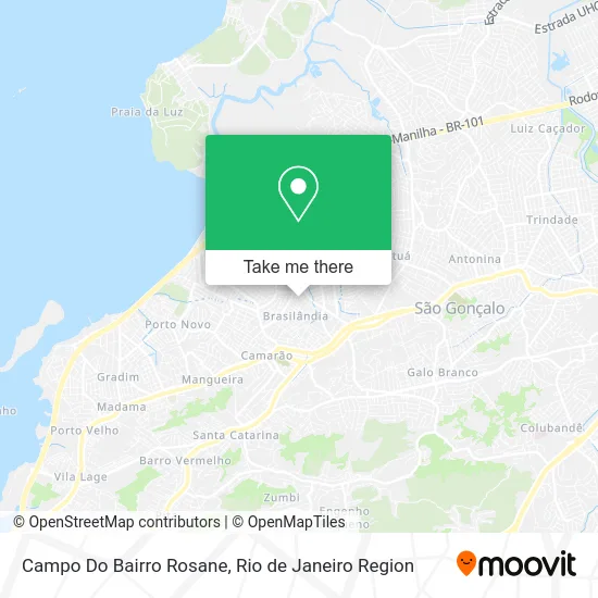 Campo Do Bairro Rosane map