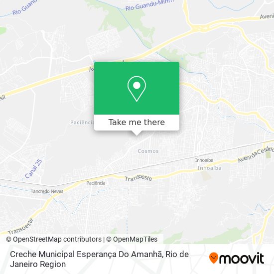 Creche Municipal Esperança Do Amanhã map
