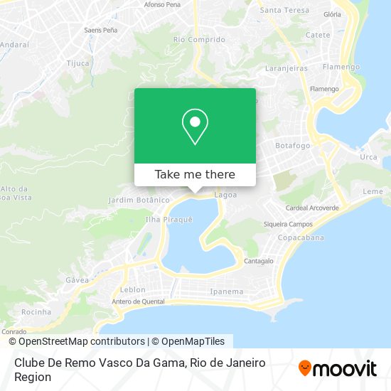 Mapa Clube De Remo Vasco Da Gama