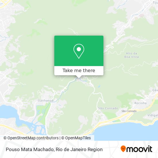 Pouso Mata Machado map
