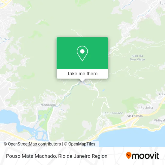 Pouso Mata Machado map