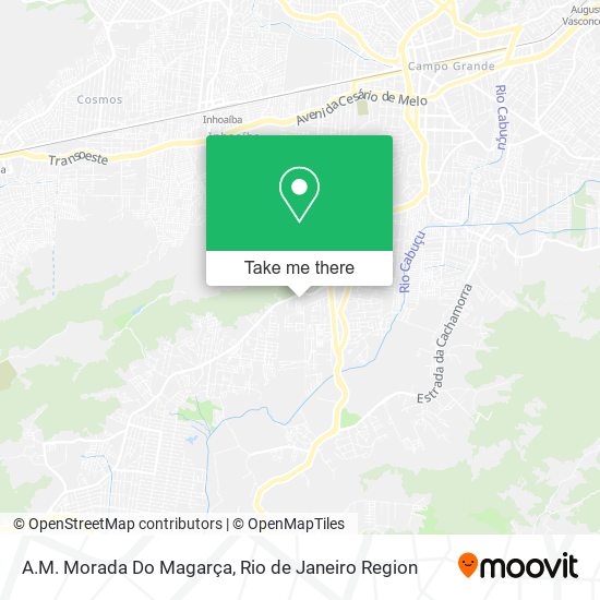 A.M. Morada Do Magarça map