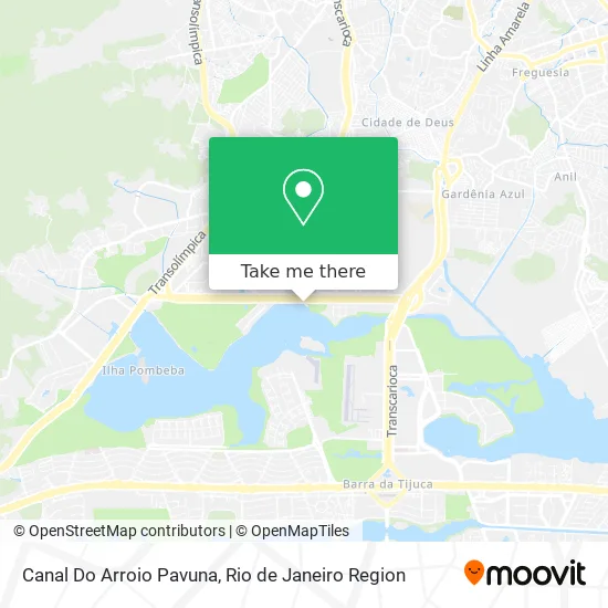 Canal Do Arroio Pavuna map