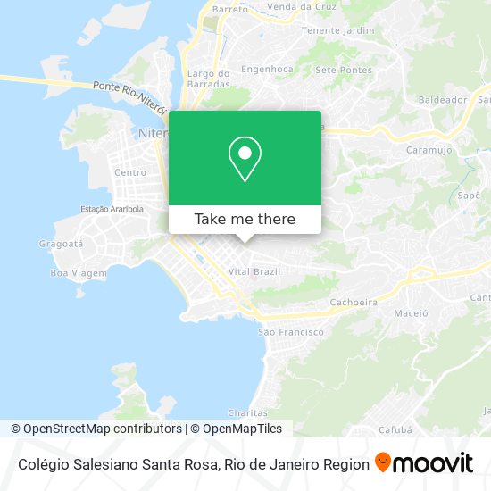 Mapa Colégio Salesiano Santa Rosa