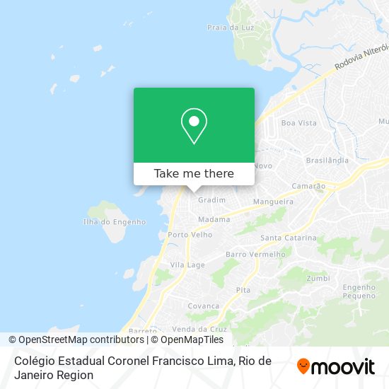 Colégio Estadual Coronel Francisco Lima map