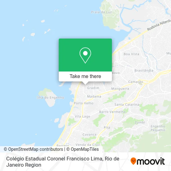 Colégio Estadual Coronel Francisco Lima map