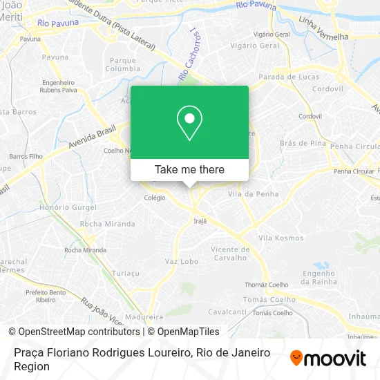Praça Floriano Rodrigues Loureiro map