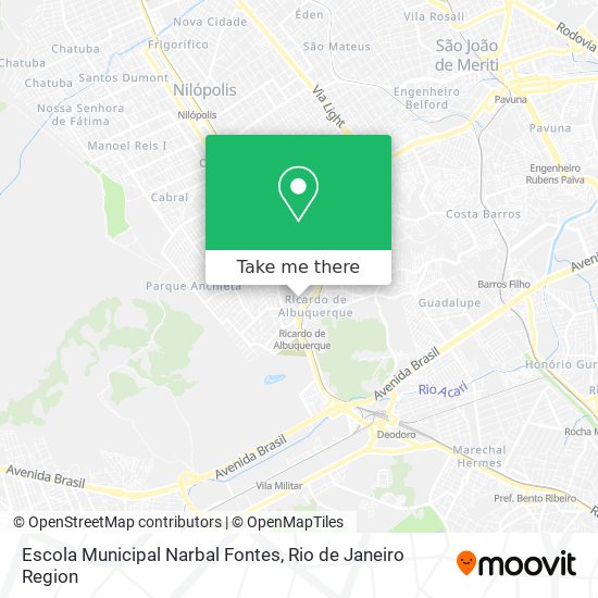 Escola Municipal Narbal Fontes map