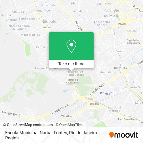 Escola Municipal Narbal Fontes map
