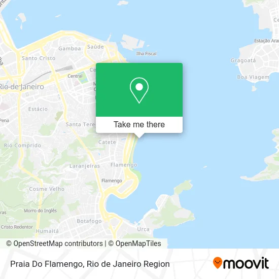 Praia Do Flamengo map