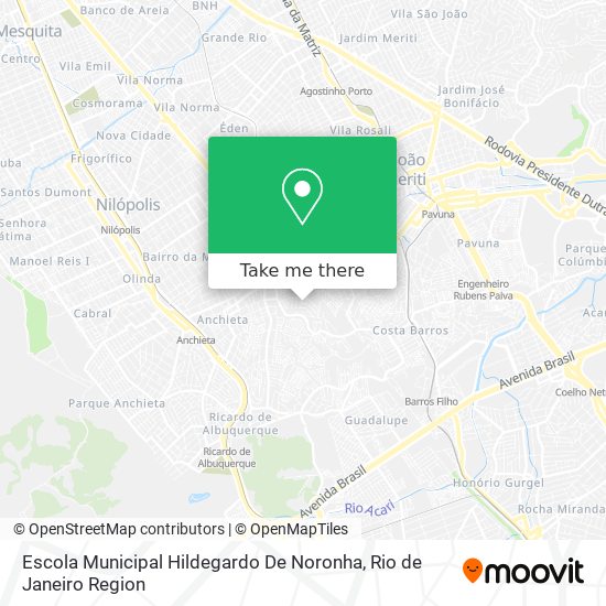 Escola Municipal Hildegardo De Noronha map