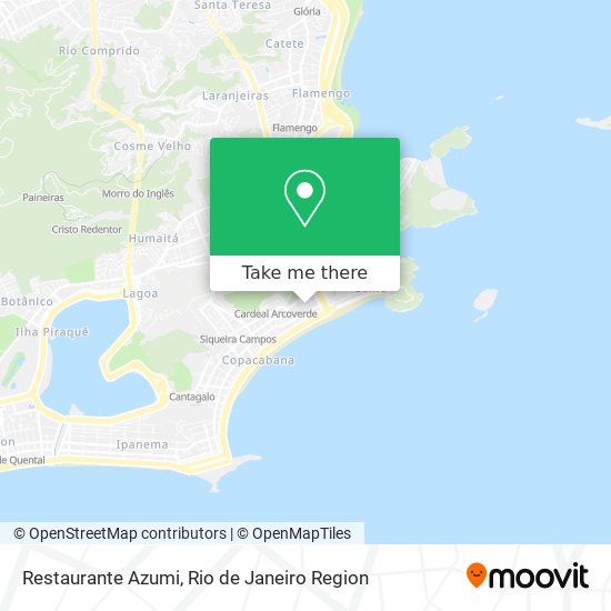 Restaurante Azumi map