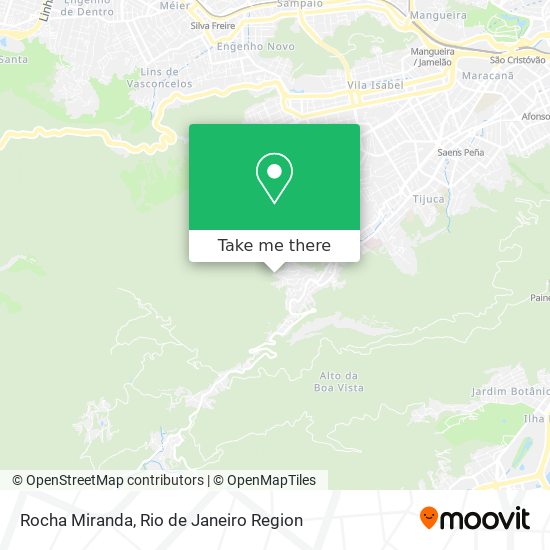 Rocha Miranda map