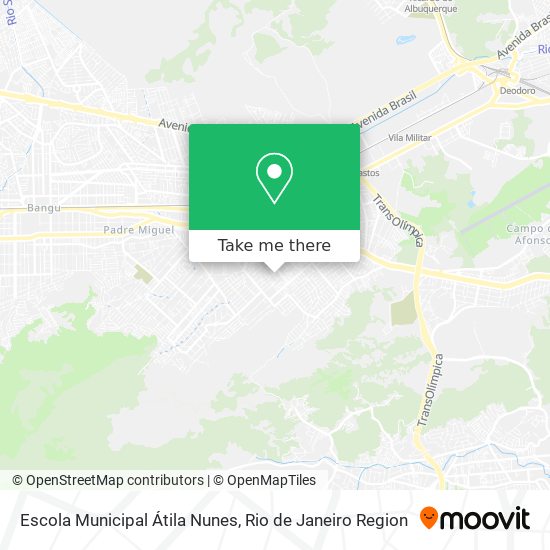 Mapa Escola Municipal Átila Nunes