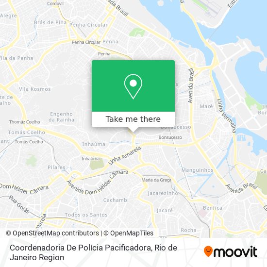 Coordenadoria De Polícia Pacificadora map