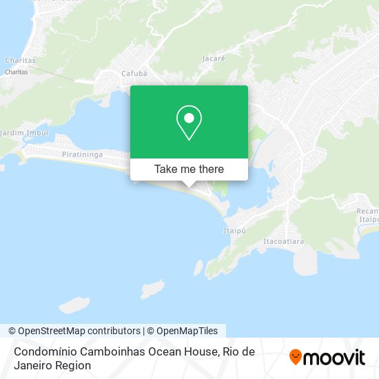 Condomínio Camboinhas Ocean House map