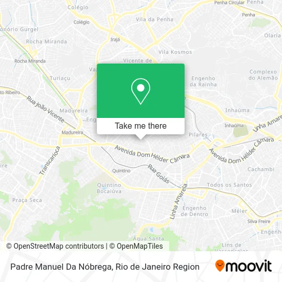 Padre Manuel Da Nóbrega map