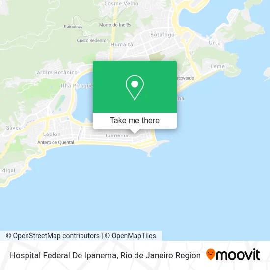 Hospital Federal De Ipanema map