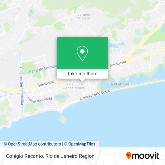 Colégio Recanto map