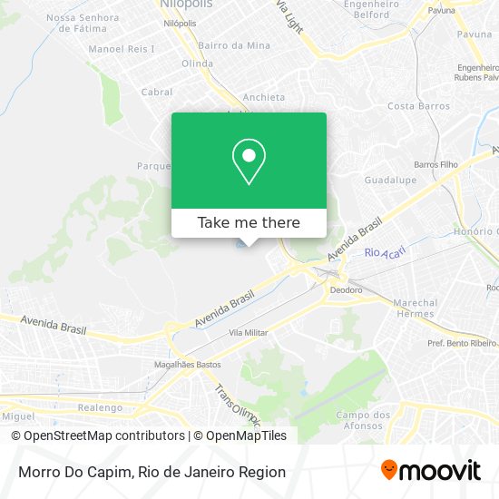 Mapa Morro Do Capim