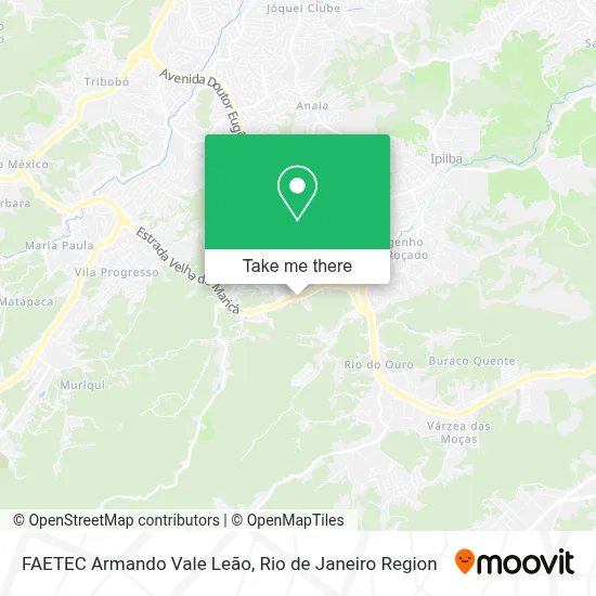 FAETEC Armando Vale Leão map