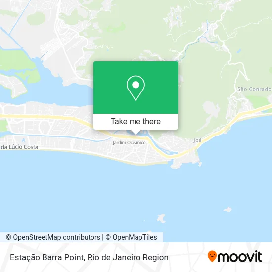 Estação Barra Point map