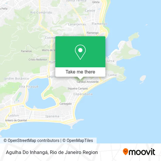 Agulha Do Inhangá map