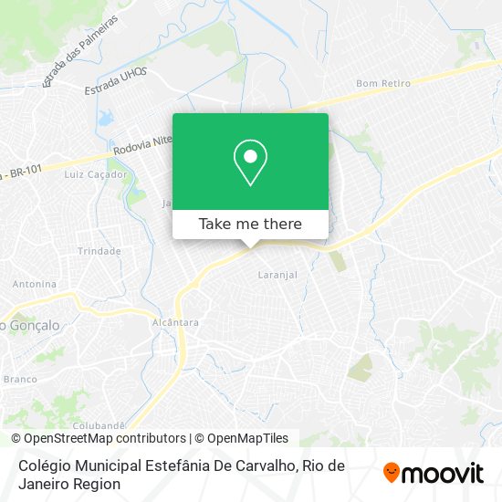 Colégio Municipal Estefânia De Carvalho map