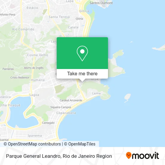 Parque General Leandro map