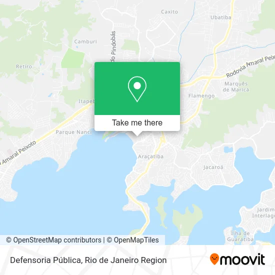 Defensoria Pública map