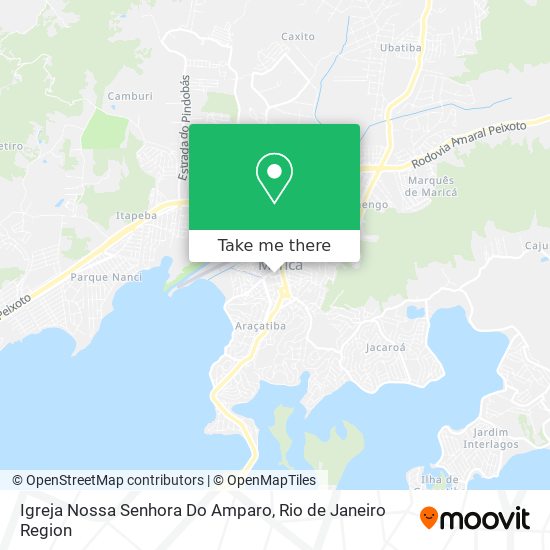 Mapa Igreja Nossa Senhora Do Amparo