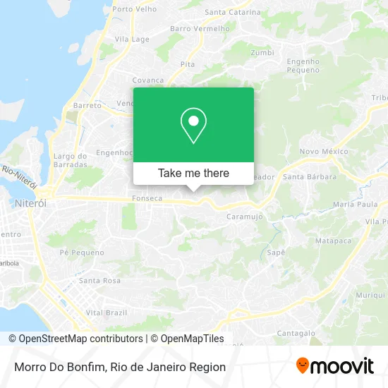 Morro Do Bonfim map
