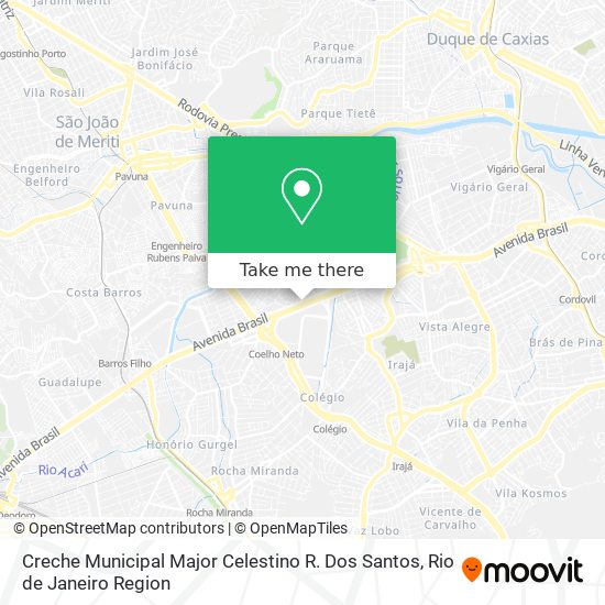 Creche Municipal Major Celestino R. Dos Santos map