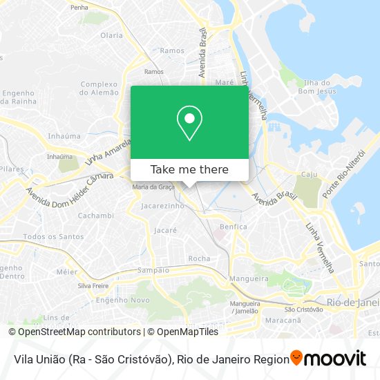 Vila União (Ra - São Cristóvão) map