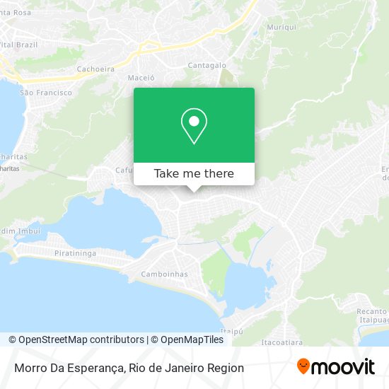 Mapa Morro Da Esperança