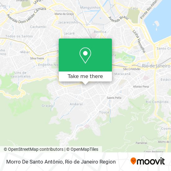 Morro De Santo Antônio map